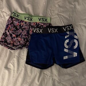 VSX Patterned and Blue Athletic Shorts Duo